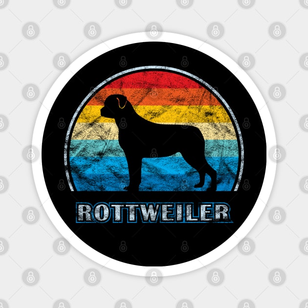 Rottweiler Vintage Design Dog Magnet by millersye